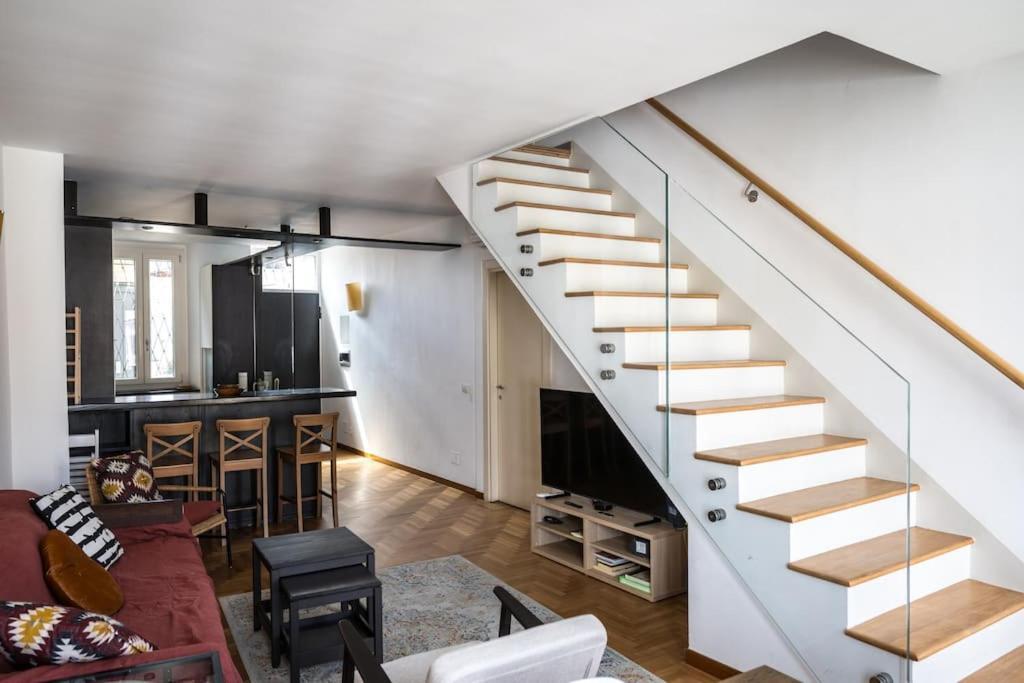 Wonderfull Two Floors Apartment Navigli Milánó Kültér fotó